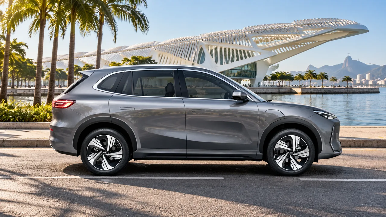 Geely EX5 cinza