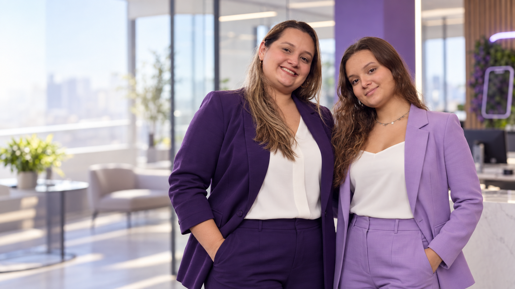 Bruna e Beatriz, responsáveis pela franquia